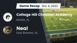 Recap: Cottage Hill Christian Academy vs. Neal  2023