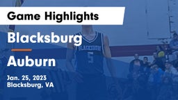 Blacksburg  vs Auburn  Game Highlights - Jan. 25, 2023