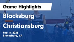 Blacksburg  vs Christiansburg  Game Highlights - Feb. 8, 2023