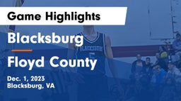 Blacksburg  vs Floyd County  Game Highlights - Dec. 1, 2023