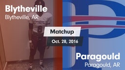 Matchup: Blytheville vs. Paragould  2016
