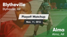 Matchup: Blytheville vs. Alma  2016