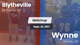 Matchup: Blytheville vs. Wynne  2017