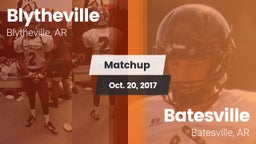 Matchup: Blytheville vs. Batesville  2017