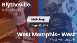 Matchup: Blytheville vs. West Memphis- West 2019