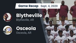 Recap: Blytheville  vs. Osceola  2020