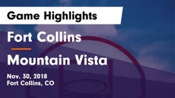 Fort Collins  vs Mountain Vista  Game Highlights - Nov. 30, 2018
