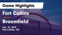 Fort Collins  vs Broomfield  Game Highlights - Jan. 15, 2019
