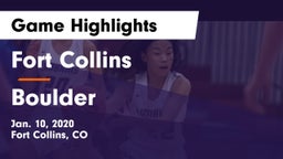 Fort Collins  vs Boulder  Game Highlights - Jan. 10, 2020