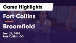 Fort Collins  vs Broomfield  Game Highlights - Jan. 21, 2020