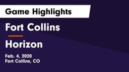 Fort Collins  vs Horizon  Game Highlights - Feb. 4, 2020