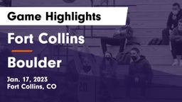 Fort Collins  vs Boulder  Game Highlights - Jan. 17, 2023