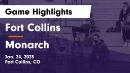 Fort Collins  vs Monarch  Game Highlights - Jan. 24, 2023