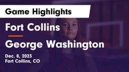 Fort Collins  vs George Washington  Game Highlights - Dec. 8, 2023