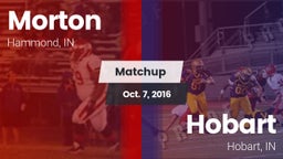 Matchup: Morton vs. Hobart  2016