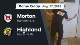 Recap: Morton  vs. Highland  2018