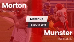 Matchup: Morton vs. Munster  2019