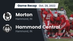 Recap: Morton  vs. Hammond Central  2022