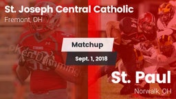 Matchup: St. Joe Ct Catholic vs. St. Paul  2018