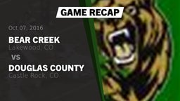 Recap: Bear Creek  vs. Douglas County  2016