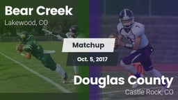 Matchup: Bear Creek High vs. Douglas County  2017