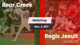 Matchup: Bear Creek High vs. Regis Jesuit  2017
