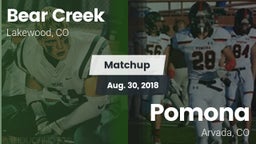 Matchup: Bear Creek High vs. Pomona  2018