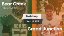 Matchup: Bear Creek High vs. Grand Junction  2018