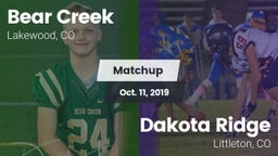 Matchup: Bear Creek High vs. Dakota Ridge  2019