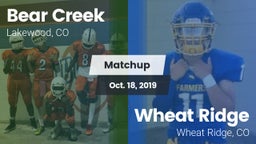 Matchup: Bear Creek High vs. Wheat Ridge  2019