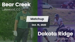 Matchup: Bear Creek High vs. Dakota Ridge  2020