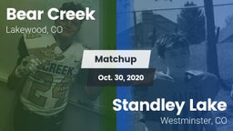 Matchup: Bear Creek High vs. Standley Lake  2020