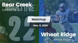 Matchup: Bear Creek High vs. Wheat Ridge  2020