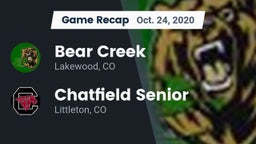 Recap: Bear Creek  vs. Chatfield Senior  2020
