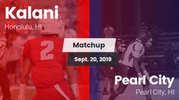 Matchup: Kalani vs. Pearl City  2019