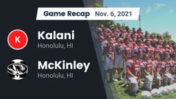 Recap: Kalani  vs. McKinley  2021
