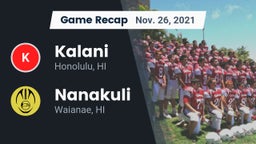 Recap: Kalani  vs. Nanakuli  2021