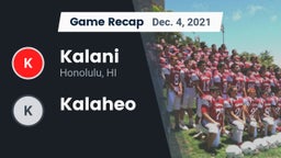 Recap: Kalani  vs. Kalaheo  2021