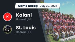 Recap: Kalani  vs. St. Louis  2022