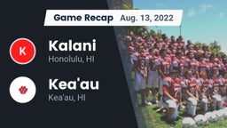 Recap: Kalani  vs. Kea'au  2022