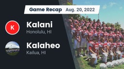 Recap: Kalani  vs. Kalaheo  2022