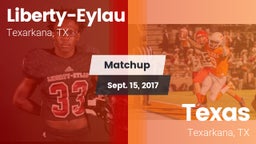 Matchup: Liberty-Eylau vs. Texas  2017