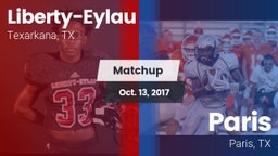 Matchup: Liberty-Eylau vs. Paris  2017