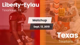 Matchup: Liberty-Eylau vs. Texas  2019