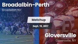 Matchup: Broadalbin-Perth vs. Gloversville  2017