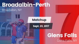 Matchup: Broadalbin-Perth vs. Glens Falls  2017