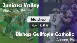 Matchup: Juniata Valley vs. Bishop Guilfoyle Catholic  2016