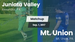 Matchup: Juniata Valley vs. Mt. Union  2017