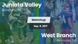 Matchup: Juniata Valley vs. West Branch  2017