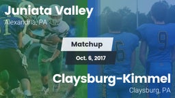 Matchup: Juniata Valley vs. Claysburg-Kimmel  2017